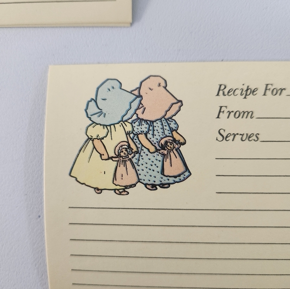 30 Vintage Recipe Cards with Illustrations - Picture 2 of 10